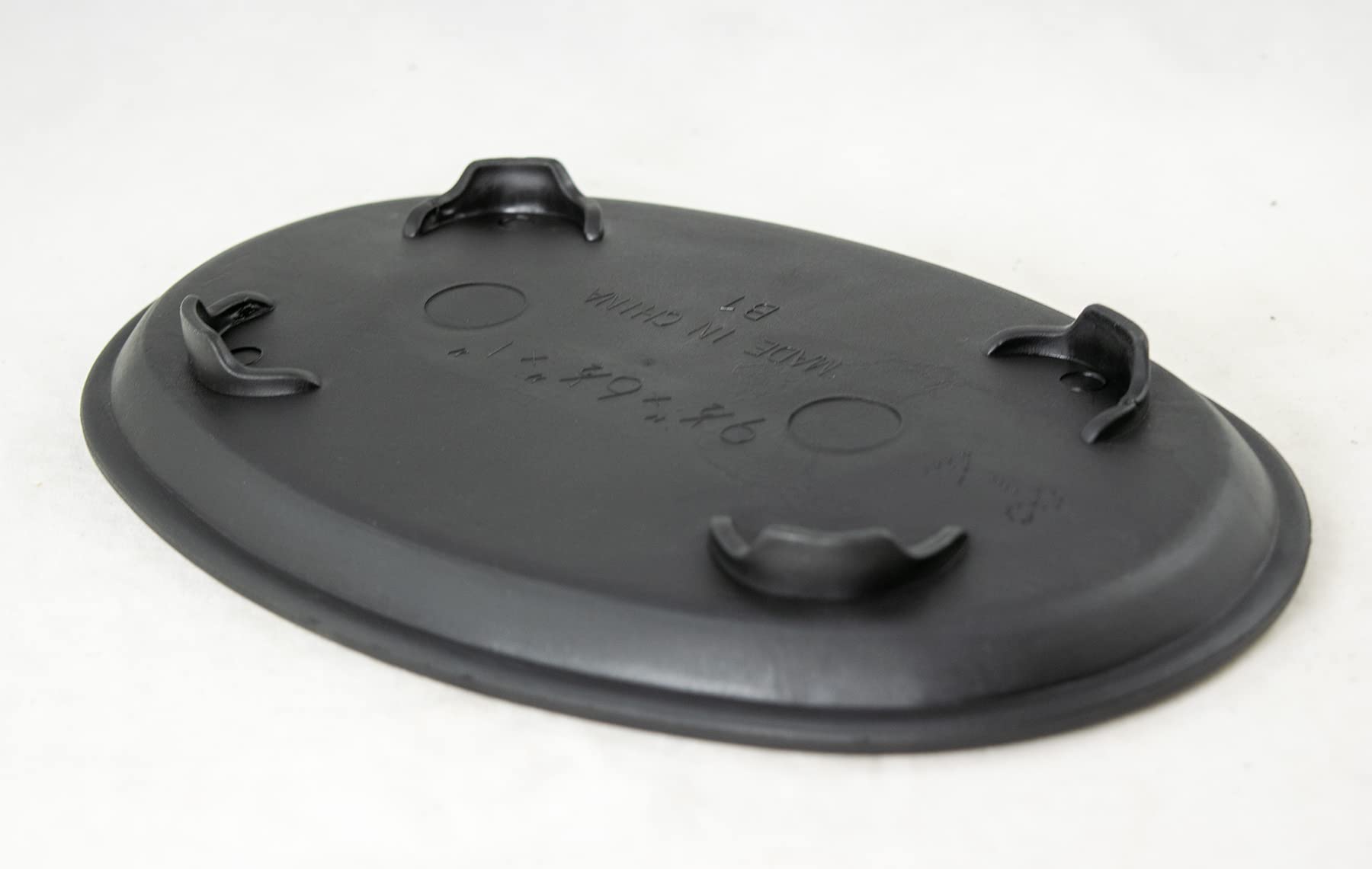 2 Oval Plastic Humidity/Drip Tray for Bonsai Tree and House Indoor Plants 9.5"x 6.5"x 1" - Black