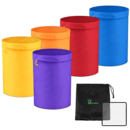 Hyindoor Bubble Bags 5 Gallon 5 Bag Herbal Ice Bubble Hash Bag Essence Extractor Kit Come with Pressing Screen and Storage Bag