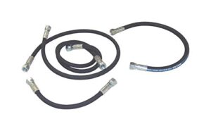 professional parts warehouse - western suburbanite hose kit - aftermarket. contains: (1) 1/4" x 12" hose w/fjic ends. (1) 1/4" x 22" hose w/fjic ends. (2) 1/4" x 36" hoses w/fjic ends.