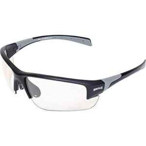 global vision hercules 7 24-hour transitional clear to smoke lens safety sunglasses photochromic (black)