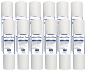 12 pack of 5 micron sediment filters compatible for kenmore 38480 (12 filters)
