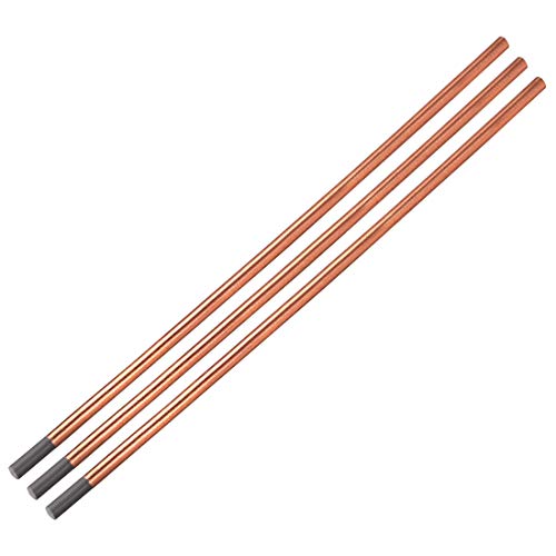 uxcell Copper Coated Gouging Carbon 5/16" x 14", 3pcs Carbon Gouging Rods Copperclad Electrodes