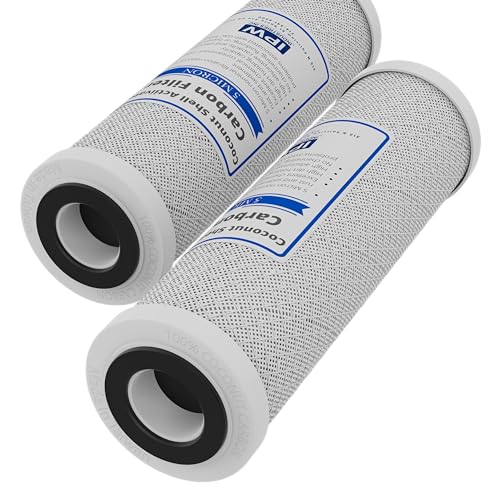 Replacement Filter Kit Compatible with Krystal Pure KR10 RO System - Includes Carbon Block Filters & Polypropylene Sediment Filter