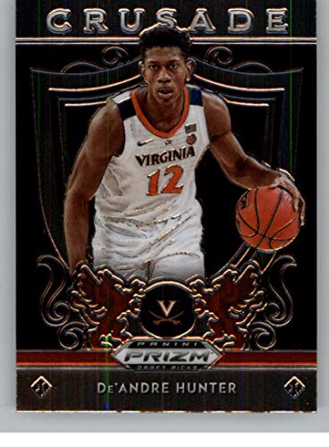 2019-20 Panini Prizm Draft Crusade #78 De'Andre Hunter Virginia Cavaliers Basketball Card