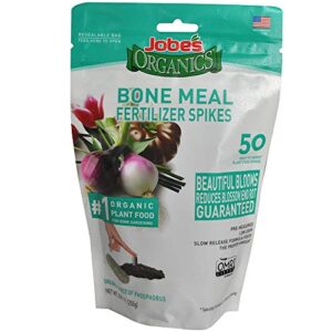 jobe's 06328 bone meal fertilizer spikes, 50, natural