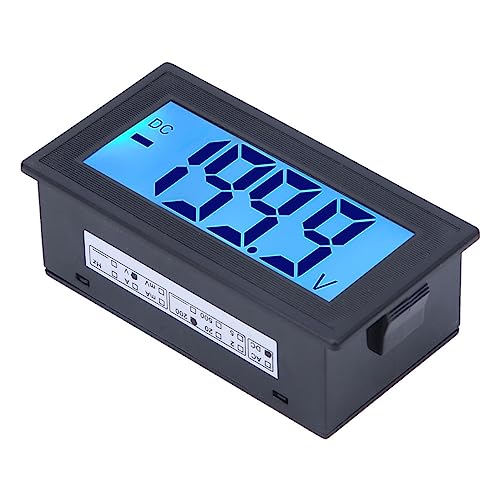 YB5135DB Digital Voltage Testers Mini DC Voltmeter Blue Backlight LED Panel Accuracy Volt Monitor Tester AC100-240V(DC 0-200V)