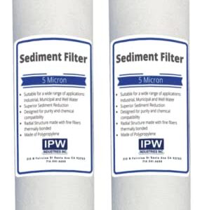 Compatible with HDX HDX2BF4 Melt-Blown Household Filter (2-Pack) by IPW Industries Inc.