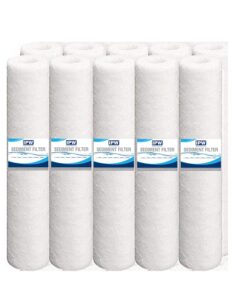10-pack compatible for ge gxwh20s polypropylene sediment filter - universal 10-inch 5-micron cartridge for ge single sump whole home filtration system
