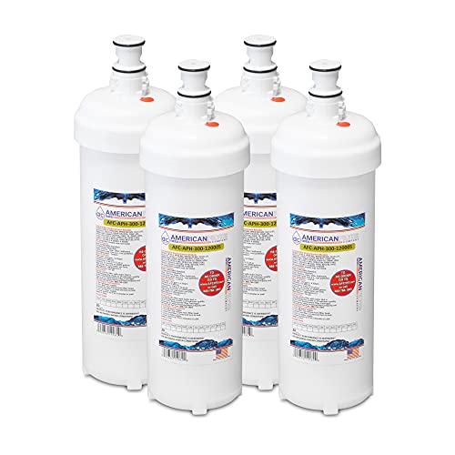 AFC Brand, water filter, Model # AFC-APH-300-12000S, Compatible with 3M (R) BREW130-MS Filters 4 Pack