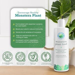 Houseplant Resource Center Monstera Plant Food - Liquid Fertilizer (NPK 5-2-3) for Indoor Plants, Strong Roots - Ideal for Monstera, Pothos, Snake Plant - Indoor Potted Plants - 8oz