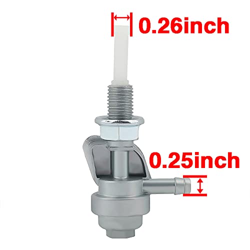 Milttor 28-1783-V Fuel Tank Shut Off Valve Fit BS 310574GS 193272GS 204743GS Honda EU1000i EU2000i EU3000i Generator 1200W-7000W Generator M10X1.25