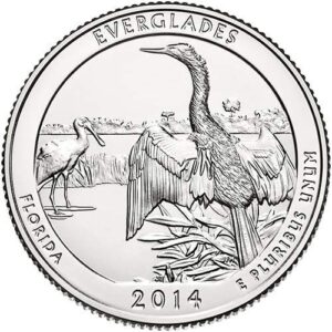2014 d bu everglades florida national park np quarter choice uncirculated us mint