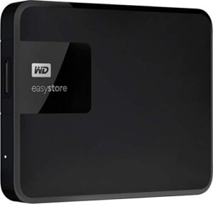 western digital - easystore 5tb external usb 3.0 portable hard drive - black