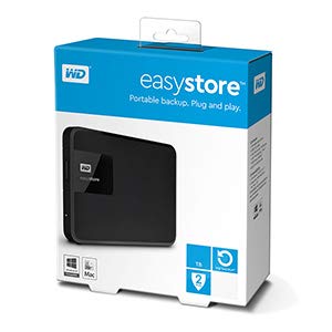 Western Digital - Easystore 5TB External USB 3.0 Portable Hard Drive - Black