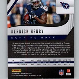 2019 Prizm Football #164 Derrick Henry Tennessee Titans Official Panini NFL Trading Card