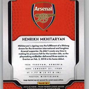 Soccer Pro 2019-20 Panini Prizm Premier League #130 Henrikh Mkhitaryan