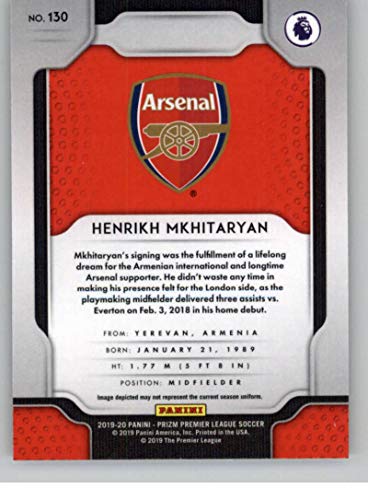 Soccer Pro 2019-20 Panini Prizm Premier League #130 Henrikh Mkhitaryan