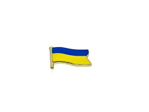 International, UKRAINE Flag - Original Artwork, Expertly Designed PIN - .75"