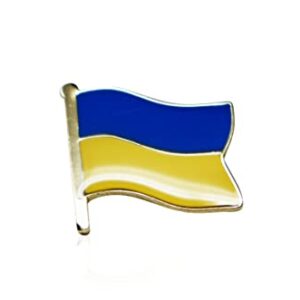 International, UKRAINE Flag - Original Artwork, Expertly Designed PIN - .75"