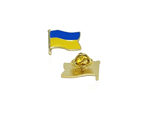 International, UKRAINE Flag - Original Artwork, Expertly Designed PIN - .75"