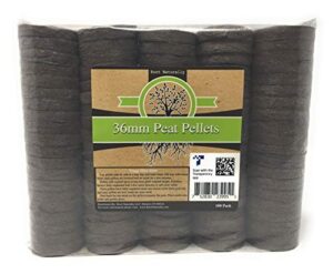 root naturally 36mm peat pellets - 100 count