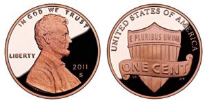 2011 s lincoln proof penny - shield cent - exceptional coin - us mint gem dcam -