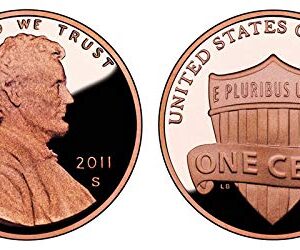 2011 S Lincoln Proof Penny - Shield Cent - Exceptional Coin - US Mint GEM DCAM -