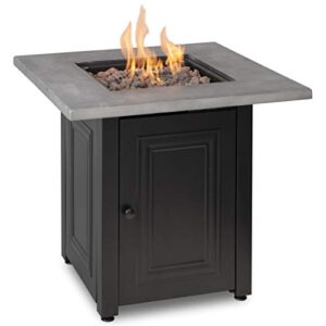 endless summer, wakefield, square 28" outdoor propane fire pit