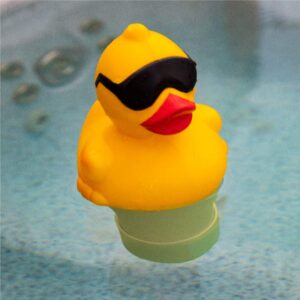 GAME 17201-BB Derby Duck Spa Chemical Dispenser, Yellow