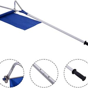 Happygrill Professional 20ft Roof Snow Rake Removal Tool with Adjustable Handle