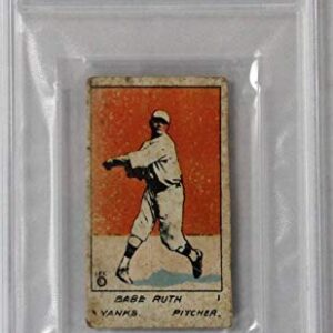 Pre-war Card 1920 W516-1#1 Babe Ruth Hand Cut New York Yankees Psa Authentic - Baseball Slabbed Vintage Cards