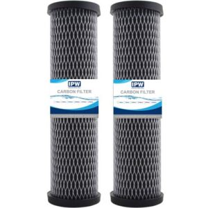compatible with omnifilter t01-ds omni to1-ds whole house replacement under sink water filter carbon wrapped cartridge (2-pack) taste & odor to1 ds t01 ds series c (twin pack) water filter