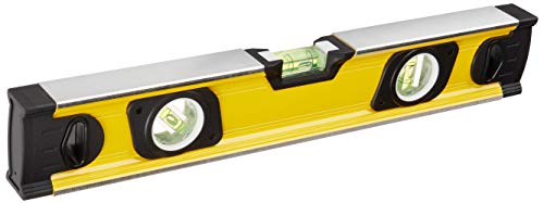 Amazon Basics 16-Inch Heavy Duty Shock Resistant Aluminum Alloy Magnetic Spirit Level