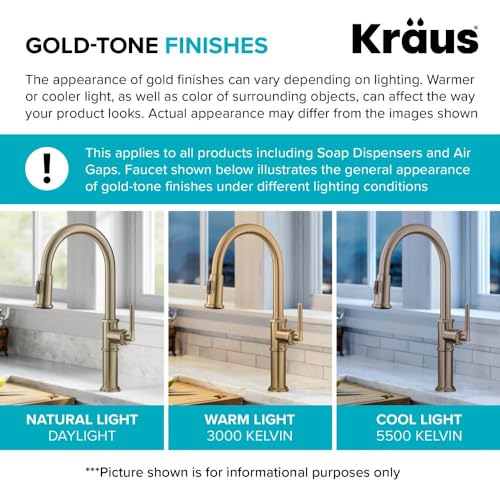 Kraus KPF-1603BGMB Artec Pro 2-Function Commercial Style Pre-Rinse Kitchen Faucet with Pull-Down Spring Spout and Pot Filler, Brushed Gold/Matte Black