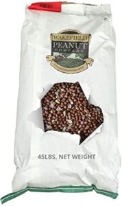 wakefield virginia peanuts bulk 45lb bag shelled animal peanuts for squirrels, birds, deer, pigs and a wide variety of wildlife, raw peanuts/bulk nuts/blue jays/cardinals/woodpeckers