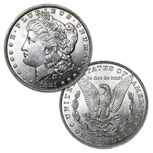 1881 p morgan silver dollar bu $1 brilliant uncirculated