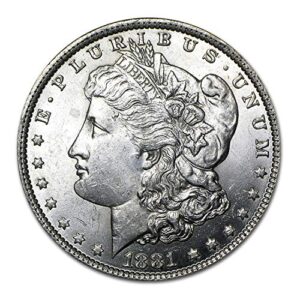 1881 P Morgan Silver Dollar BU $1 Brilliant Uncirculated