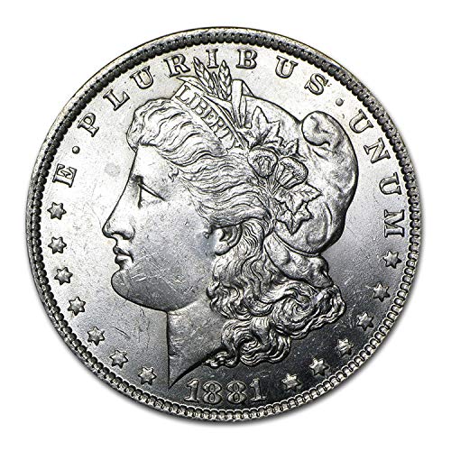 1881 P Morgan Silver Dollar BU $1 Brilliant Uncirculated
