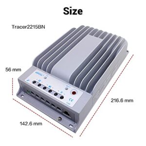 Epever 20A MPPT Solar Charge Controller Tracer BN Series Negative Ground 20 Amp Solar Panel Charge Controller 12V/24V Auto Identifying Intelligent Regulator Max. PV 150V