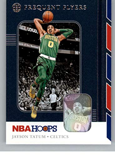 2019-20 Panini Hoops Frequent Flyers #4 Jayson Tatum Boston Celtics Basketball Card