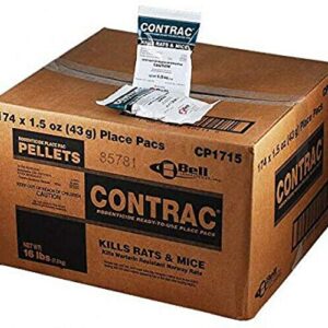 Contrac Place Packs CP1715 CONTRAC Rodenticide, Blue