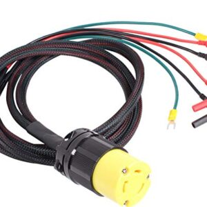 Journeyman-Pro 30A Parallel Cord Connection Kit, for Inverter Generators | 120-125 VAC, 30 AMP - 4000/3750 Watts Turn Lock L5-30R Female Connector RV Ready (L530R Twist Lock)