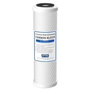 compatible to brita drinking water carbon block under sink replacement filter usf-104 by ipw industries inc.