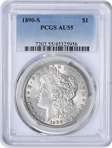 1890 S Morgan Dollar PCGS AU55