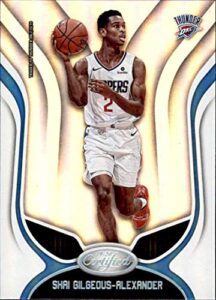 2019-20 panini certified #69 shai gilgeous-alexander oklahoma city thunder basketball card