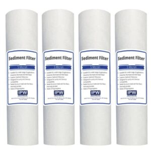 Fits PX05-9 7/8 5 MICRON SEDIMENT WATER FILTER 4 PACK by IPW Industries Inc