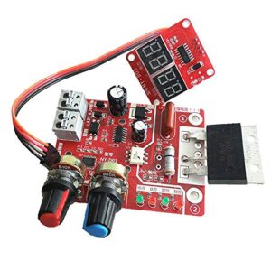 Taidacent NY-D01 DIY Spot Welder Controller 40A Adjustable Spot Welding Time and Current Controller Digital Display Spot Welding Machine Transformer Control Board (40A spot welder control panel)