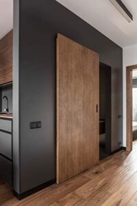 milcasa magic 2 – wall mount concealed sliding system for wood doors (door is not included) - completely concealed hardware and track (1800) made in italy