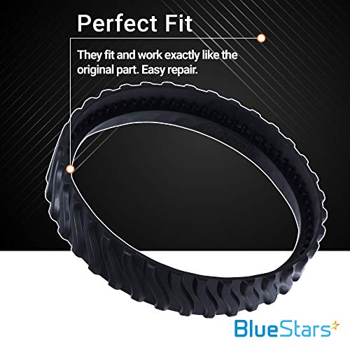 BlueStars Ultra Durable R0526100 Exact Track Replacement Tire Track Wheel Exact Fit for Baracuda MX8 MX6 Pool Cleaners Heavy Duty Rubber - Improves The tire Life Cycle by 50% - Pack of 2