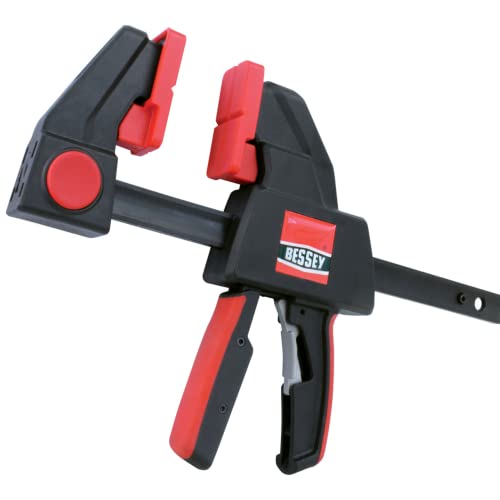 BESSEY EHK SERIES - 600 lb Clamping Force - 24 in - EHKXL24 Trigger Clamp Set - 3.625 in. Throat Depth - Wood Clamps, Tools, & Equipment for Woodworking, Carpentry, Home Improvement, DIY